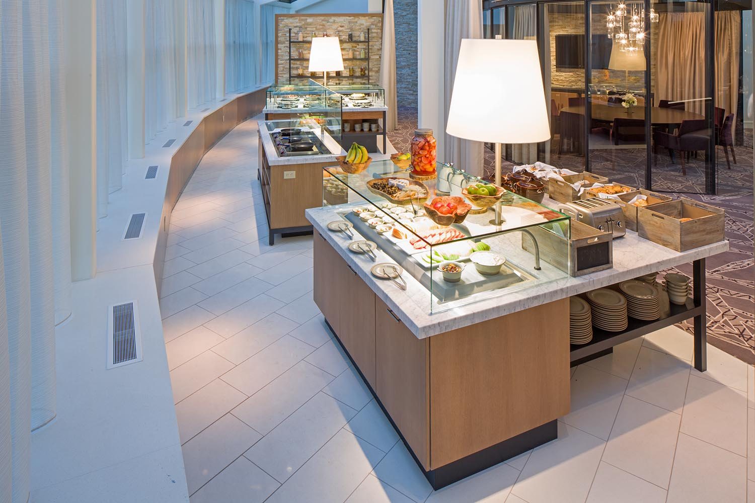 Hotel breakfast and buffet program setup